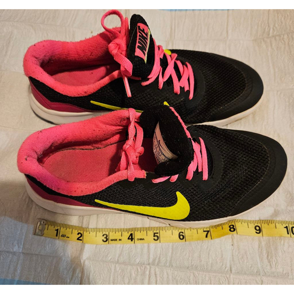 Nike Flex Experience RN4 Black Pink Running Shoes Sneakers Girl's 6Y 749818-007 - Picture 12 of 12